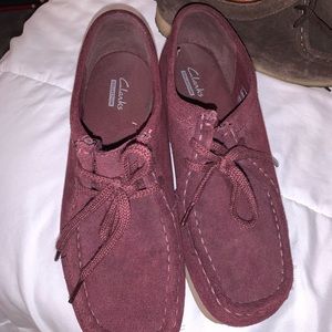 Brand New Purple Clark Wallabee’s!!